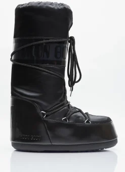 Men Moon Boot Boots^Icon Glance Satin Boots