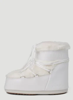 Men Moon Boot Boots^Icon Low Faux Fur Snow Boots