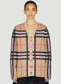 Iconic Check Jacquard Cardigan>Burberry Best