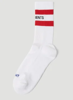 Men VETEMENTS Socks^Iconic Logo Socks