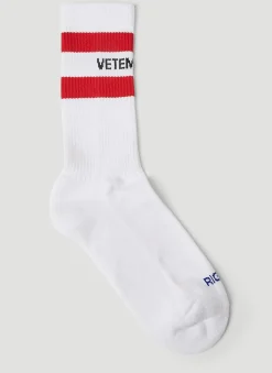 Men VETEMENTS Socks^Iconic Logo Socks
