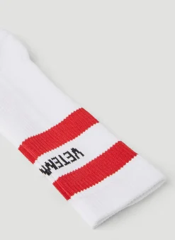 Men VETEMENTS Socks^Iconic Logo Socks