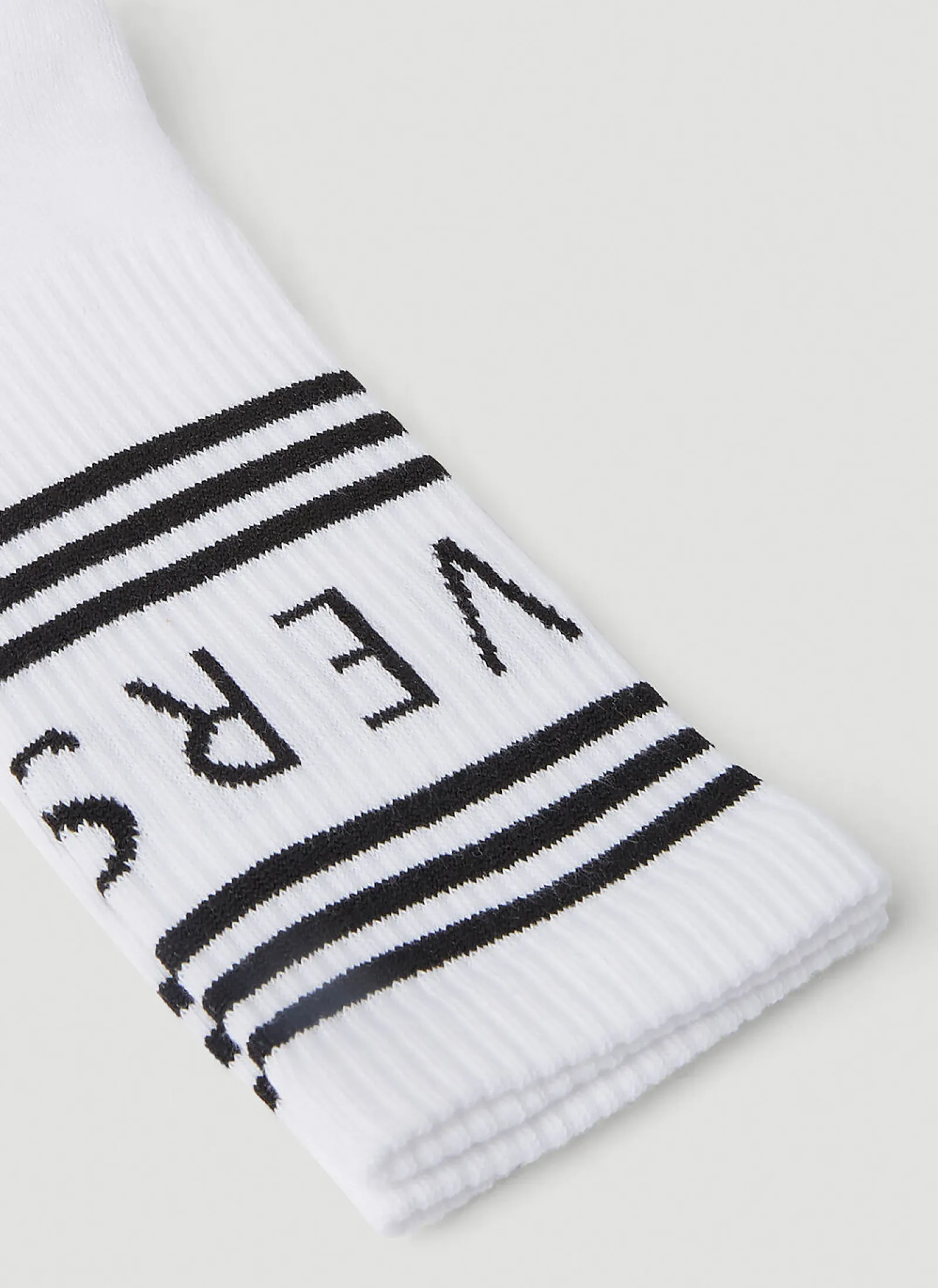 Men Versace Socks^Intarsia Logo Socks