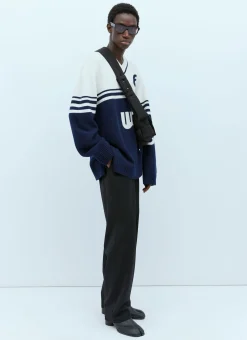 Men Wales Bonner Knitwear^Intarsia Motif Knit Sweater