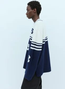 Men Wales Bonner Knitwear^Intarsia Motif Knit Sweater