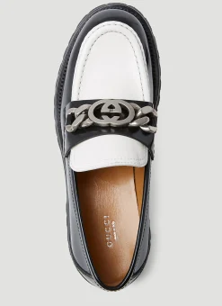 Interlocking G Chain Loafers></noscript>Gucci