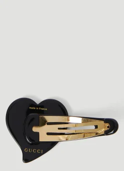 Men Gucci Jewellery^Interlocking G Heart Hair Clip