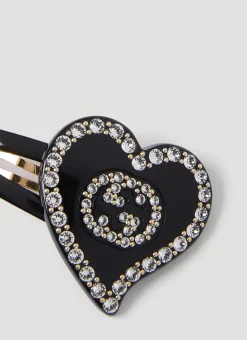 Men Gucci Jewellery^Interlocking G Heart Hair Clip