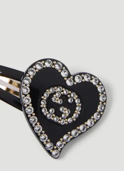 Men Gucci Jewellery^Interlocking G Heart Hair Clip