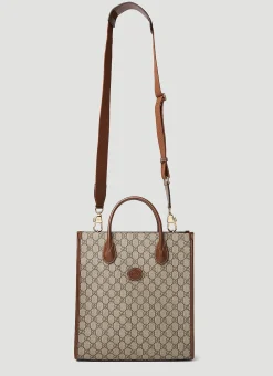 Men Gucci Tote Bags^Interlocking G Medium Tote Bag