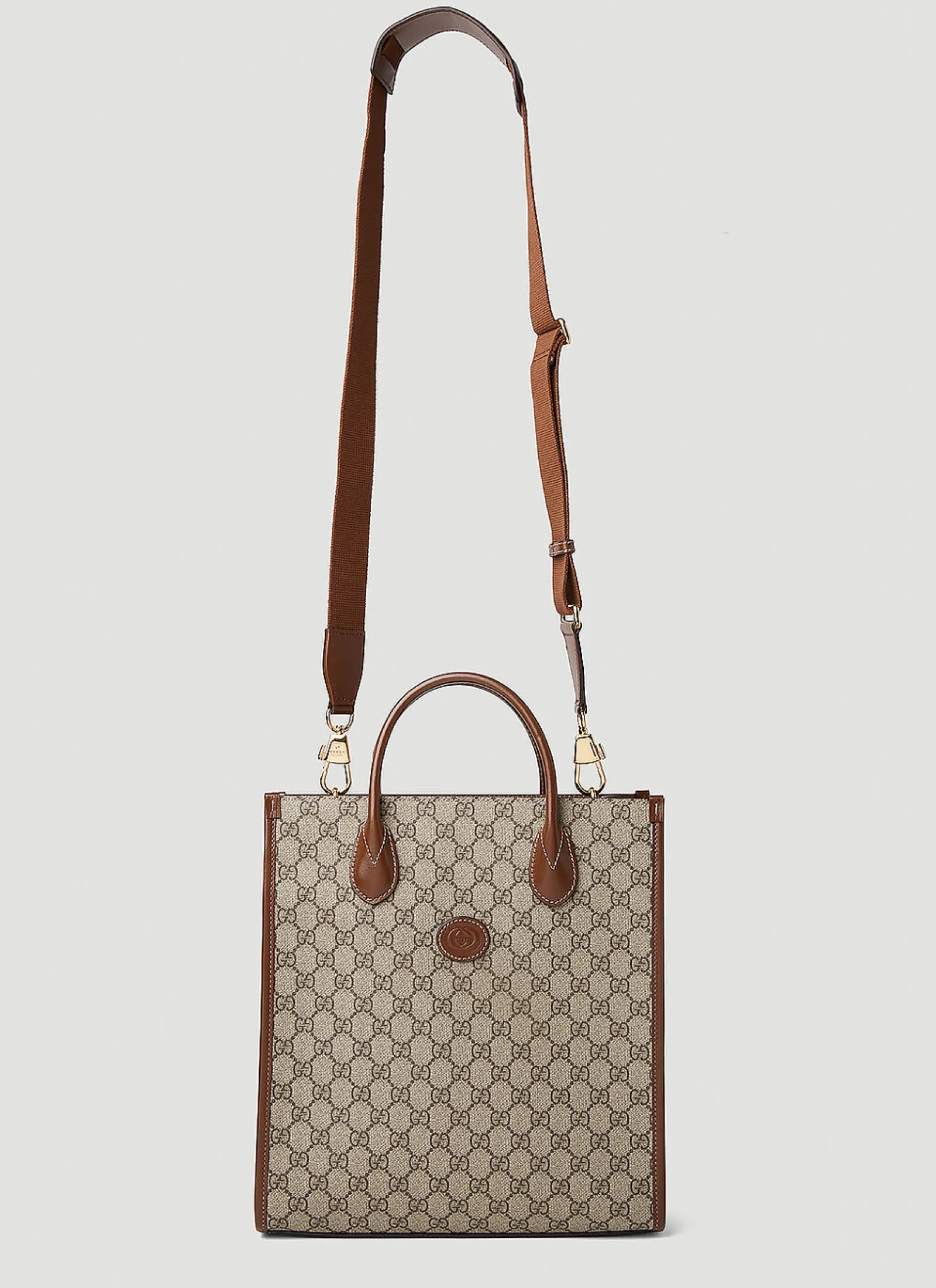 Men Gucci Tote Bags^Interlocking G Medium Tote Bag