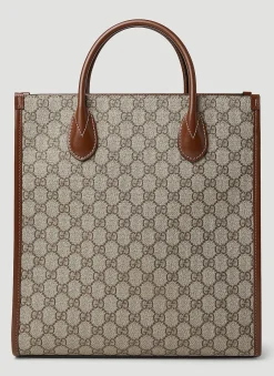 Men Gucci Tote Bags^Interlocking G Medium Tote Bag