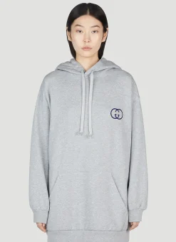 Interlocking G Oversized Hooded Sweatshirt>Gucci New