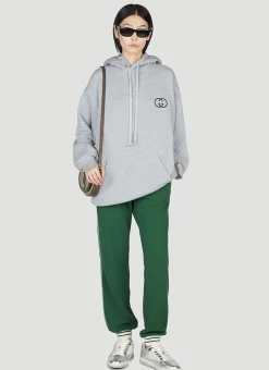 Interlocking G Oversized Hooded Sweatshirt>Gucci New