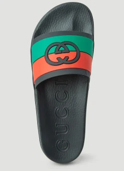 Men Gucci Slides^Interlocking G Slides