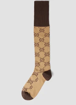 Men Gucci Socks^Interlocking G Socks