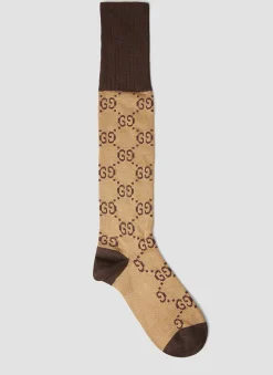 Men Gucci Socks^Interlocking G Socks
