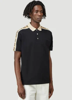 Men Gucci Polo Shirts^Interlocking G Stripe Polo Shirt