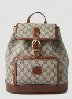 Men Gucci Backpacks^Interlocking G Supreme Backpack