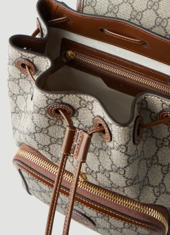 Men Gucci Backpacks^Interlocking G Supreme Backpack