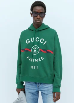 Men Gucci Sweatshirts^Interlocking G Torchon Hooded Sweatshirt