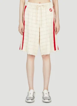Interlocking G Tweed Bermuda Shorts>Gucci Sale