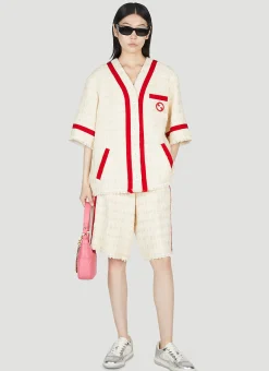 Interlocking G Tweed Bermuda Shorts>Gucci Sale