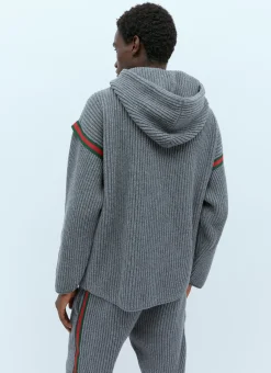 Men Gucci Sweatshirts^Interlocking G Wool Cardigan