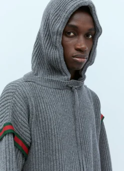 Men Gucci Sweatshirts^Interlocking G Wool Cardigan