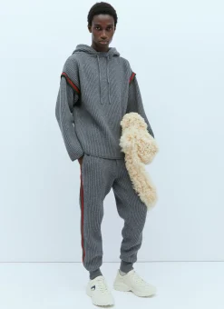 Men Gucci Sweatshirts^Interlocking G Wool Cardigan