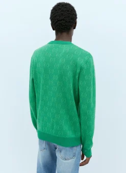 Men Gucci Knitwear^Interlocking G Wool Sweater
