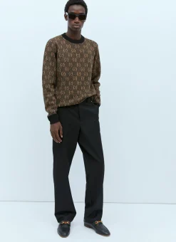 Men Gucci Knitwear^Interlocking G Wool Sweater