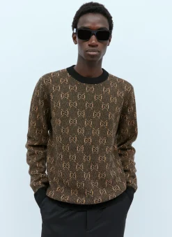 Men Gucci Knitwear^Interlocking G Wool Sweater
