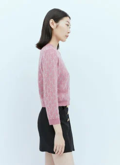 Interlocking Gg Crystal Knit Cardigan></noscript>Gucci Sale