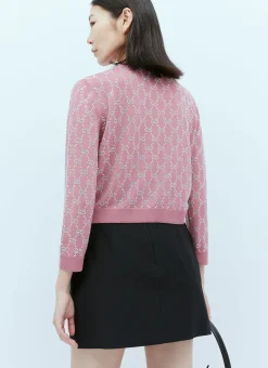 Interlocking Gg Crystal Knit Cardigan></noscript>Gucci Sale