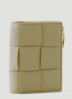 Men Bottega Veneta Wallets & Cardholders^Intreccio Bifold Zip Wallet