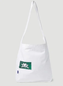 Men Comme des Garçons SHIRT Tote Bags^Invader Print Tote Bag