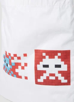 Men Comme des Garçons SHIRT Tote Bags^Invader Print Tote Bag