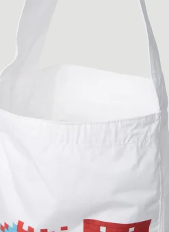 Men Comme des Garçons SHIRT Tote Bags^Invader Print Tote Bag