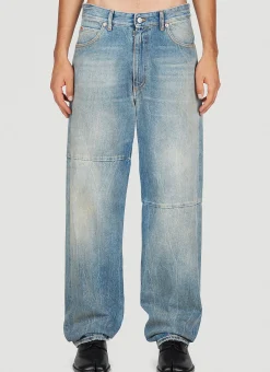 Men MM6 Maison Margiela Jeans^Irregular Seam Jeans