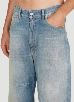 Men MM6 Maison Margiela Jeans^Irregular Seam Jeans