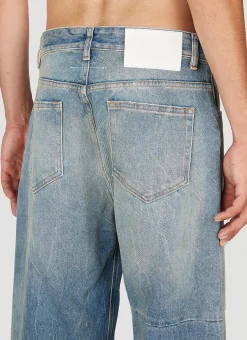 Men MM6 Maison Margiela Jeans^Irregular Seam Jeans