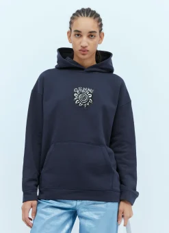 Isoli Flower Hooded Sweatshirt>GANNI