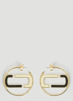 Men Marc Jacobs Jewellery^J Marc Colourblock Hoop Earrings