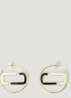 Men Marc Jacobs Jewellery^J Marc Colourblock Hoop Earrings
