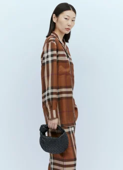 Jackie Check Pyjama Shirt>Burberry New