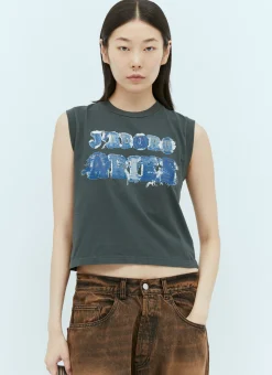 J'Adoro Shrunken Vest>Aries Discount