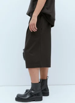 Men Dries Van Noten Shorts^Jersey Drawstring Shorts