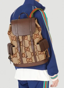 Men Gucci Backpacks^Jumbo Gg Backpack