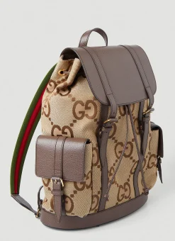 Men Gucci Backpacks^Jumbo Gg Backpack